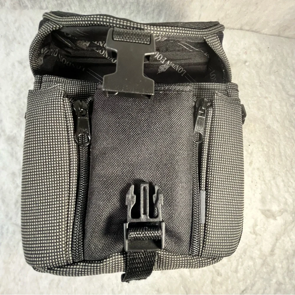 Vintage London Fog Crossbody Padded Camera Bag with Shoulder Strap